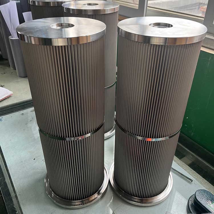 華豫生產(chǎn)供應(yīng)并聯(lián)濾芯 電廠用 不銹鋼支撐 玻纖折疊